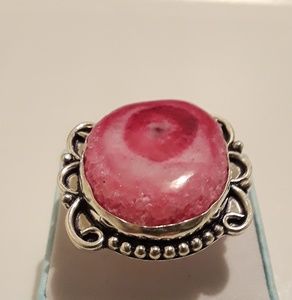 Jewelry - Solar druzy Agate ring size 6 925 Silver Jewelry - Solar druzy Agate ring size 6 925 Silver